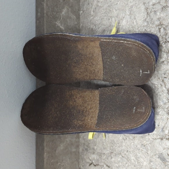 L.L. Bean Kids Sz 5 Women's Sz 7 Blue Suede Chukka Ankle Boots - Picture 8 of 10